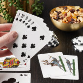 Jeu De Cartes Garçon Fée Riding Sur Turtle Classic Playing Carte (In Situ)