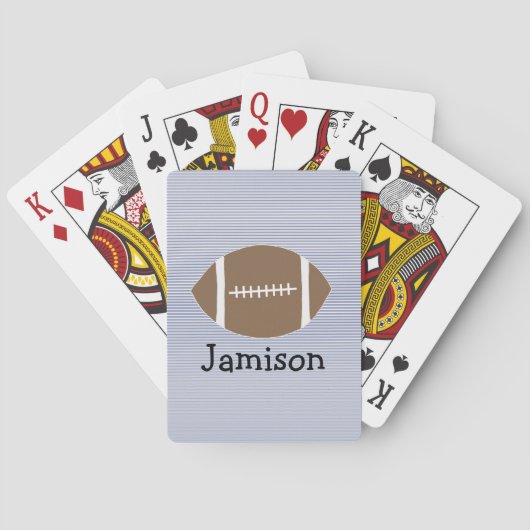 Jeu De Cartes Garçons Football Marine Stripe (dos)