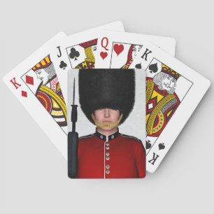 Jeu De Cartes Garde royal britannique soldat Londres Art