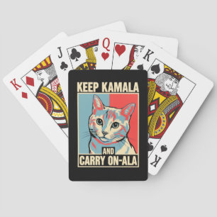 Jeu De Cartes Garder Kamala et transporter sur A-La Kamala Harri