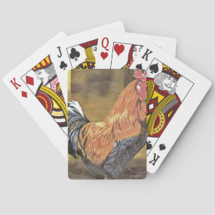Jeu De Cartes Garder les poulets de l'agriculture de l'art coq