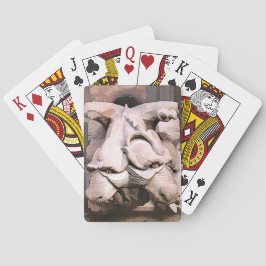 JEU DE CARTES GARGOYLES JOUER CARTES (dos)