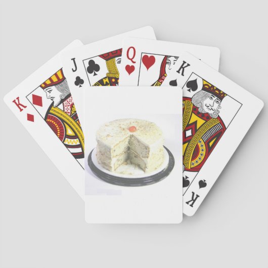 Jeu De Cartes Gâteau blanc (dos)