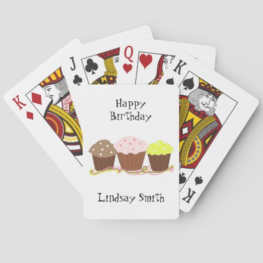 Jeu De Cartes Gâteaux d'anniversaire (dos)