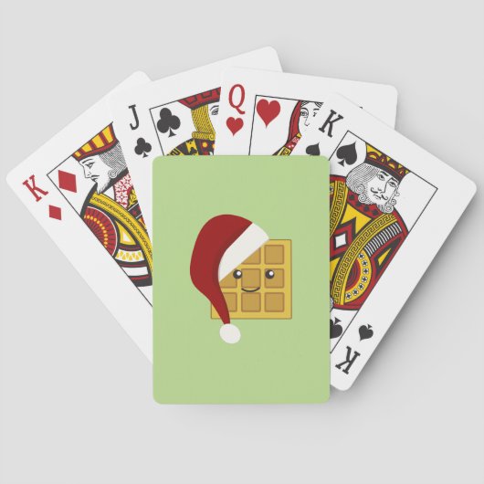 Jeu De Cartes gaufre de Noël (dos)