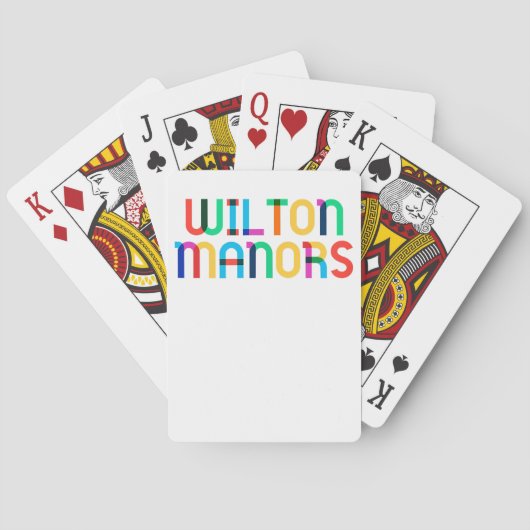 Jeu De Cartes Gay-Borhood Pride - Wilton Manors (dos)