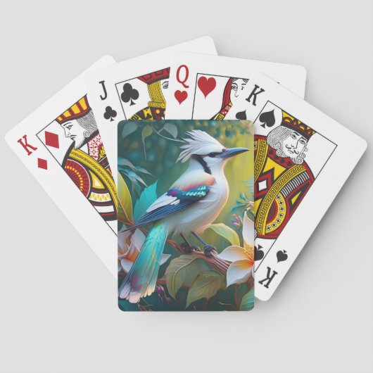 Jeu De Cartes Geai ailé à crête (dos)