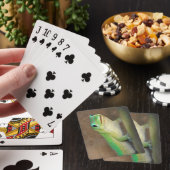 Jeu De Cartes Gecko Jour Poussière Or (In Situ)