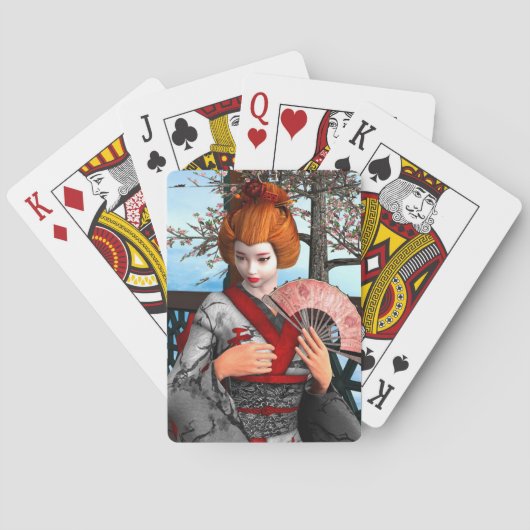 Jeu De Cartes Geisha (dos)