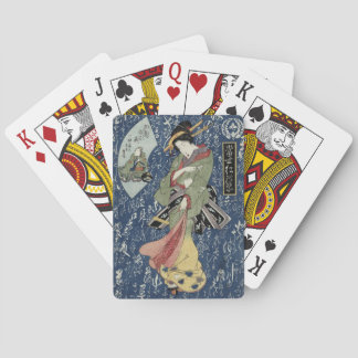 Jeu De Cartes Geisha d'Eisen dans le kimono vert