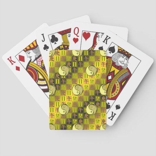 Jeu De Cartes Gémeaux & Cheval de métal (dos)
