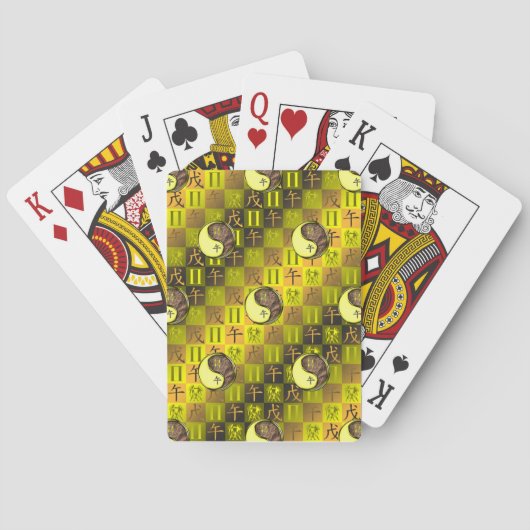Jeu De Cartes Gémeaux & Cheval de Terre (dos)