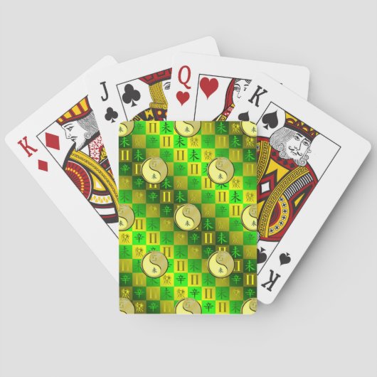 Jeu De Cartes Gémeaux & Chèvre Métal (dos)