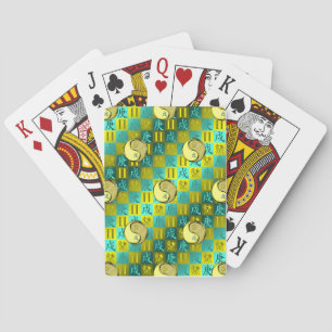 Jeu De Cartes Gémeaux & Chien de Métal