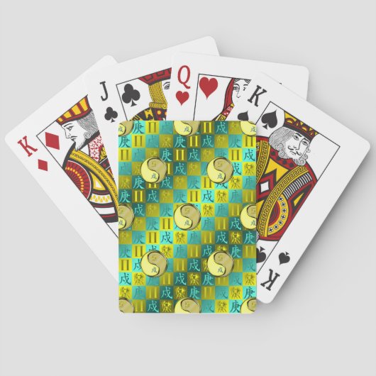 Jeu De Cartes Gémeaux & Chien de Métal (dos)