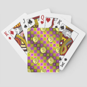 Jeu De Cartes Gémeaux & Coq de Métal