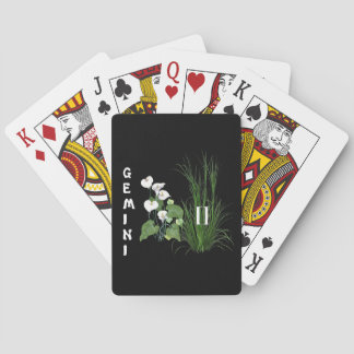 Jeu De Cartes Gémeaux de bambou et de lis