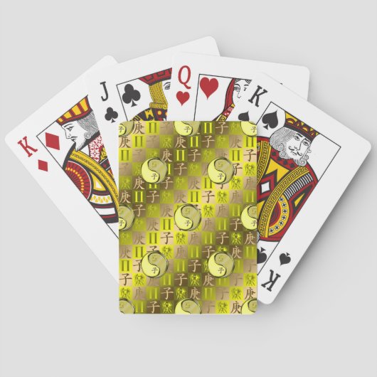 Jeu De Cartes Gémeaux & Rat de Métal (dos)