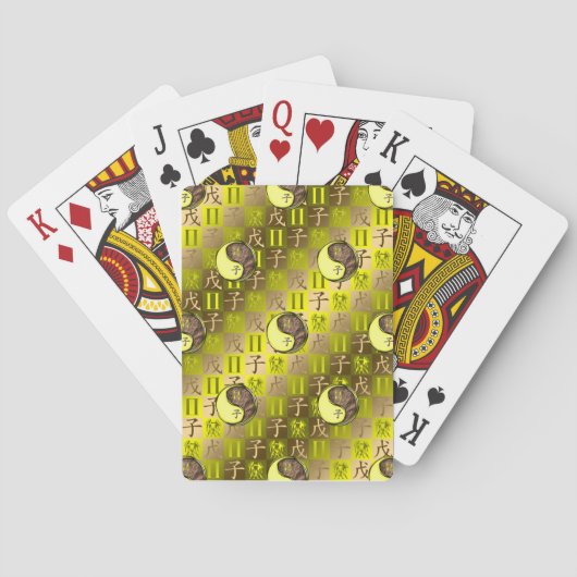 Jeu De Cartes Gémeaux & Rat de Terre (dos)