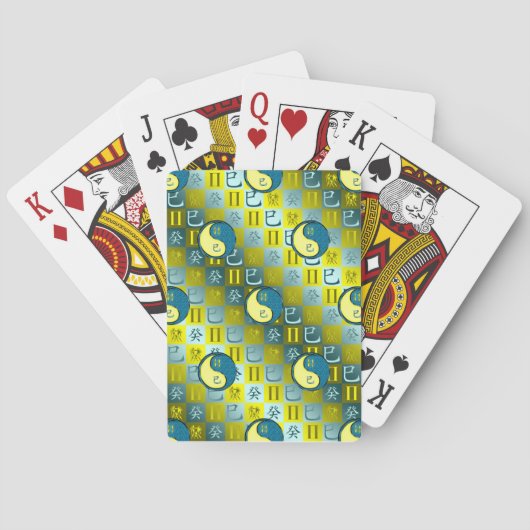 Jeu De Cartes Gémeaux & Serpent d'eau (dos)