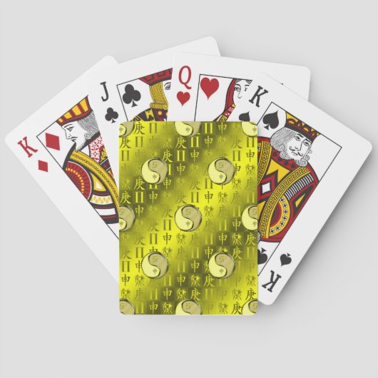 Jeu De Cartes Gémeaux & Singe de métal (dos)