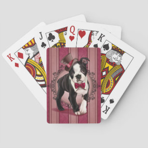 Jeu De Cartes Gentleman Boston Terrier