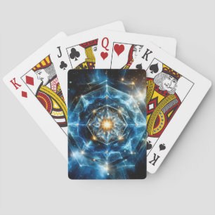 Jeu De Cartes Géométrie cosmique mandala étoile univers abstrait