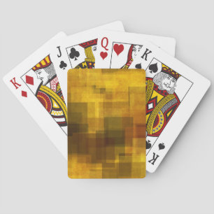Jeu De Cartes géométrique abstrait coloré vintage d'art
