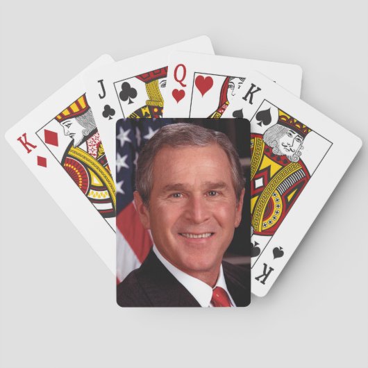 Jeu De Cartes George Bush 43ème photo du président américain (dos)