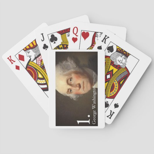 Jeu De Cartes George Washington (dos)