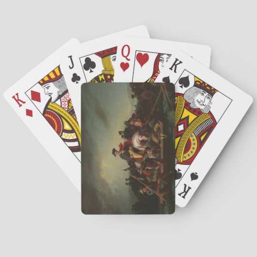 Jeu De Cartes George Washington Traversant le Delaware (dos)
