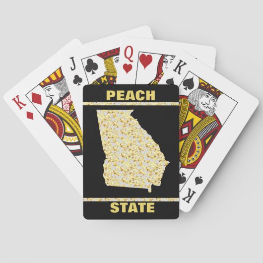 JEU DE CARTES GEORGIA PEACH STATE (dos)