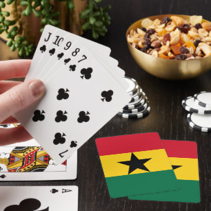Jeu De Cartes Ghana Drapeau Jouer des cartes