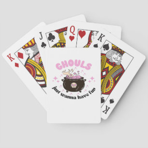 Jeu De Cartes Ghouls veut juste s'amuser belle Halloween