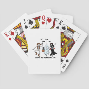 Jeu De Cartes Ghouls veut juste s'amuser - Danser Squelette Spoo