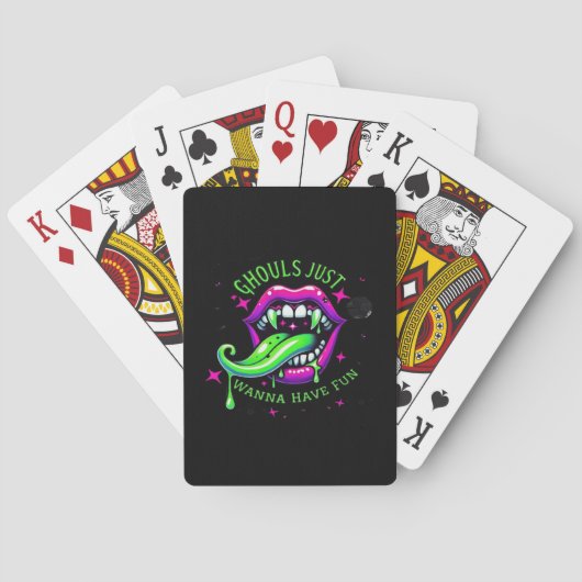 Jeu De Cartes Ghouls Veux Juste Avoir Un Design Amusant Boo-tifu (dos)