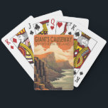 Jeu De Cartes Giants Causeway Irlande du Nord Voyage Vintage<br><div class="desc">Giants Causeway design vectoriel art. Giants Causeway est une zone d'environ 40 000 colonnes de basalte qui s'entremêlent,  résultat d'une éruption volcanique ancienne de fissure.</div>