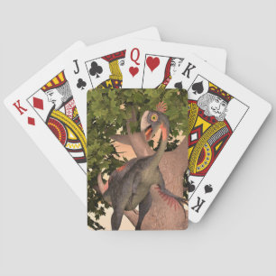 Jeu De Cartes Gigantoraptor Dinosaur Adventure Art pour Enfants