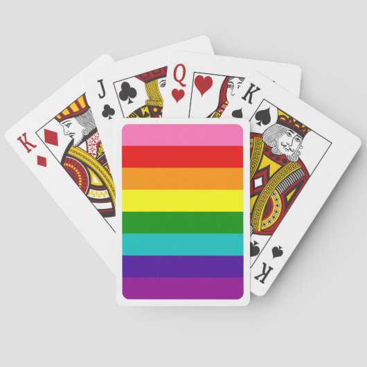 Jeu De Cartes Gilbert Baker Gay pride drapeau Rainbow Stripe (dos)