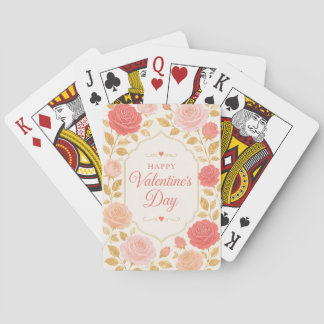 Jeu De Cartes Gilded Rose Romance de la Saint-Valentin