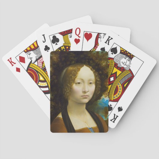 Jeu De Cartes Ginevra de' Benci par Leonardo da Vinci (dos)