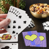 Jeu De Cartes Gingham and Hearts Design (In Situ)