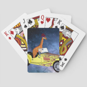 Jeu De Cartes Giraffe dans l'espace Jouer des cartes