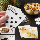 Jeu De Cartes Giraffe Lover Cute Giraffe Peeking (In Situ)