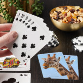 Jeu De Cartes Giraffe Portrait jouer aux cartes (In Situ)