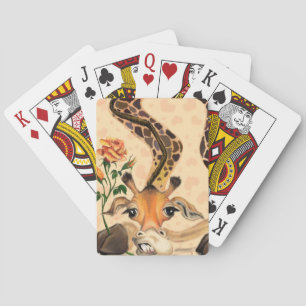 Jeu De Cartes Giraffe romantique - Gentleman - Drôle