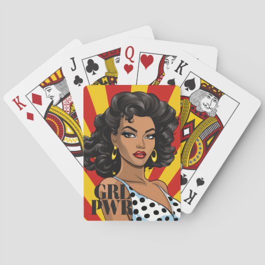 Jeu De Cartes Girl Power fourre-tout 1 (dos)