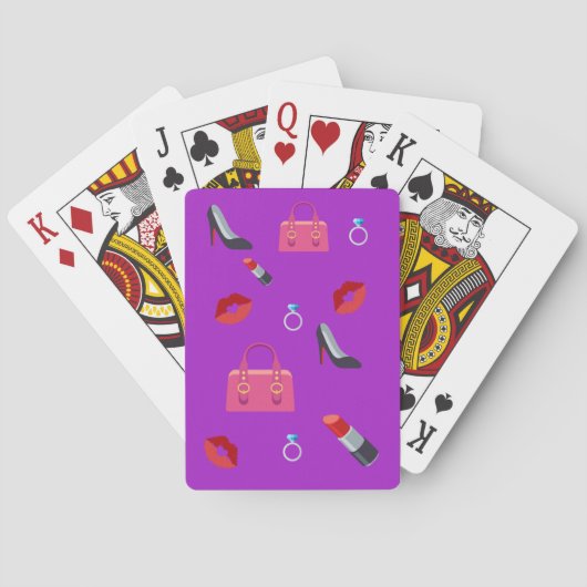 Jeu De Cartes Girly Emoji (dos)