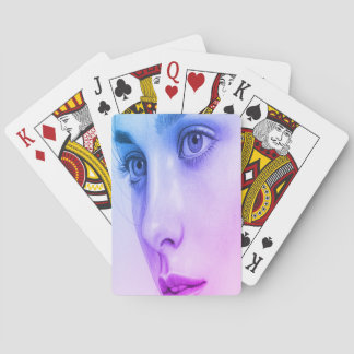Jeu De Cartes Give Her a Gift of Her Photo on a Pack of 