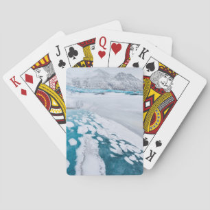 Jeu De Cartes Glace de glacier gelée, Islande